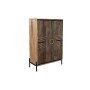 Armoire Home ESPRIT Noir Doré Naturel Bois 85 x 38 x 134 cm