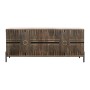 Aparador Home ESPRIT Negro Dorado Natural Madera 180 x 40 x 80 cm