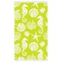 Serviette de plage Secaneta Vert citron 100 x 170 cm