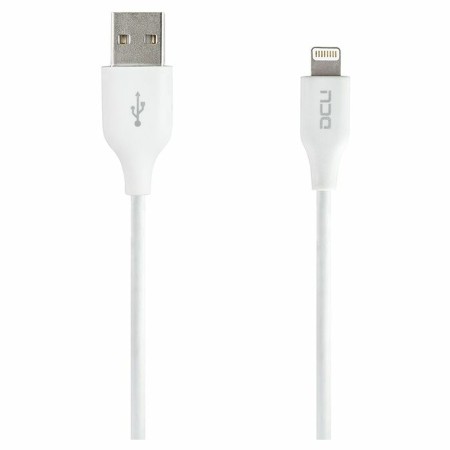 Cable USB a Lightning DCU 34101290 Blanco (1M)