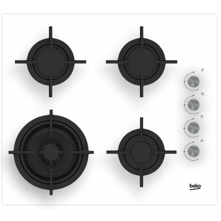 Plaque au gaz BEKO HILW64122SW 59 cm 52,4 cm 7800 W