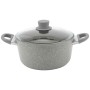 Casserole avec Couvercle Ballarini 75002-940-0 Gris Aluminium Ø 24 cm 4,5 L (1 Unités)