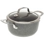 Casserole avec Couvercle Ballarini 75002-826-0 Gris Acier Acier inoxydable Aluminium Ø 20 cm 2,7 L (1 Unités)