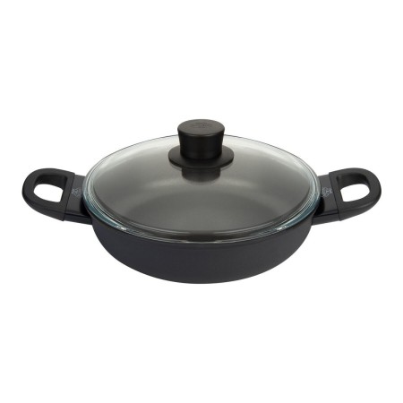 Cacerola Con Tapa Ballarini 75002-922-0 Negro Acero Inoxidable Aluminio 1 Pieza Ø 24 cm