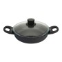 Cacerola Con Tapa Ballarini 75002-922-0 Negro Acero Inoxidable Aluminio 1 Pieza Ø 24 cm