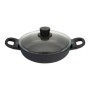 Casserole avec Couvercle Ballarini 75002-922-0 Noir Acier inoxydable Aluminium 1 Pièce Ø 24 cm