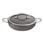 Cacerola Con Tapa Ballarini 75002-811-0 Gris Acero Acero Inoxidable Aluminio Ø 24 cm