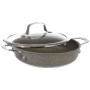 Casserole avec Couvercle Ballarini 75002-811-0 Gris Acier Acier inoxydable Aluminium Ø 24 cm