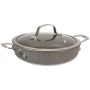 Casserole avec Couvercle Ballarini 75002-811-0 Gris Acier Acier inoxydable Aluminium Ø 24 cm