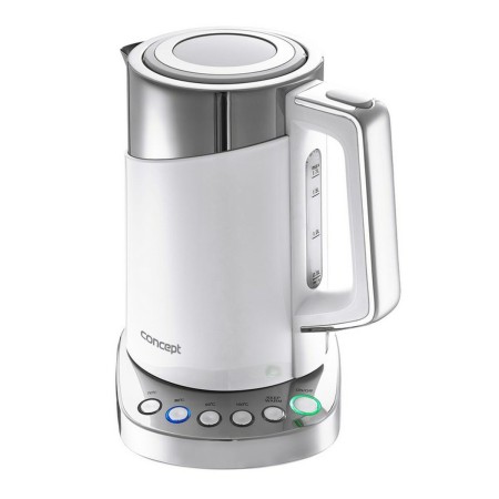 Bouilloire Concept RK3170 Blanc plástico,acero inoxidable 2200 W 1,7 L