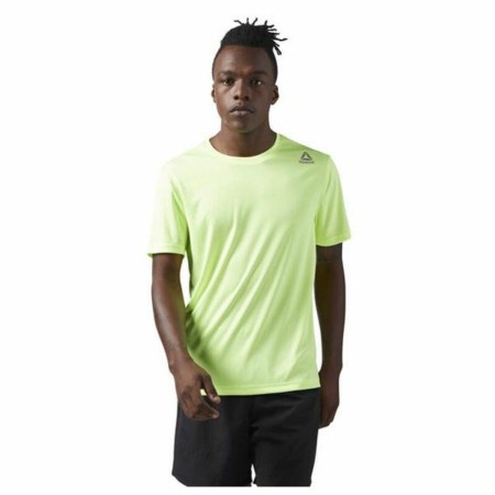 T-shirt à manches courtes homme Reebok RUN SS TEE Vert