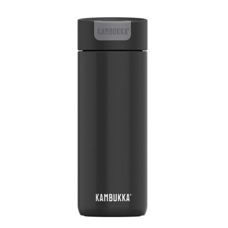 Termo Kambukka Olympus Negro Silicona Acero Inoxidable 500 ml