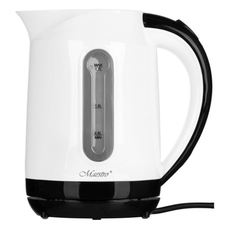 Hervidor Feel Maestro MR-041 Blanco Negro 2000 W 1,7 L