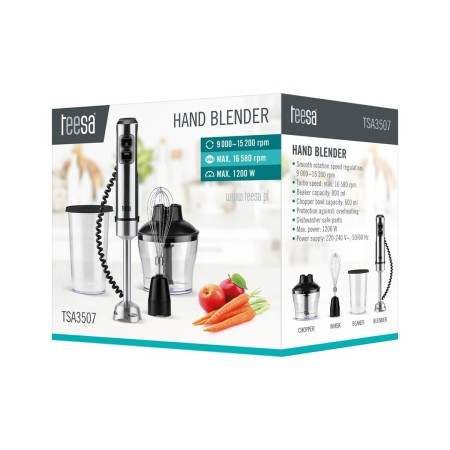 Licuadora TEESA Negro 1200 W