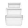 Boîte à lunch Zwilling Fresh & Save Blanc Gris Multicouleur Plastique Rectangulaire 1,1 L (3 Unités)