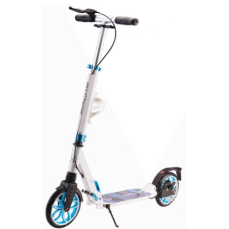 Trottinette Nils HM2040T Blanc Bleu/Blanc