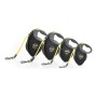 Correa para Perro Flexi NEON GIANT M Negro Amarillo/Negro