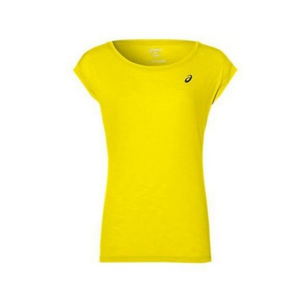 Maillot de Corps sans Manches pour Femme Asics Layering Top Femme Jaune