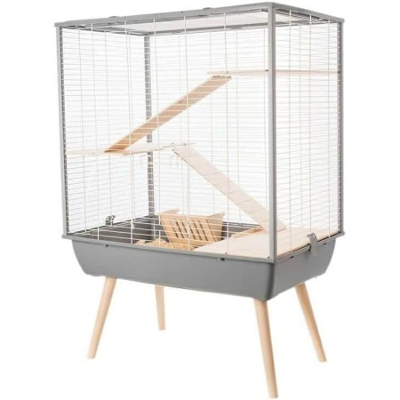 Cage Zolux 78 cm Bois Métal Plastique Métal/Plastique