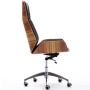 Chaise de Bureau Top E Shop FOTEL ARON ORZECH CZARNY Noir