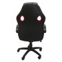 Chaise de Bureau avec Appui-tête Top E Shop FOTEL ENZO CZER-CZAR Noir Rouge