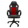 Chaise de Bureau avec Appui-tête Top E Shop FOTEL ENZO CZER-CZAR Noir Rouge