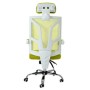 Silla de Oficina con Cabecero Top E Shop FOTEL SCORPIO B/Z Blanco Verde