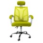 Silla de Oficina con Cabecero Top E Shop FOTEL SCORPIO B/Z Blanco Verde