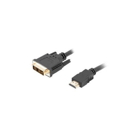 Câble HDMI vers DVI Lanberg CA-HDDV-10CC-0030-BK Noir Prise Mâle/Prise Mâle