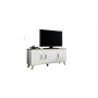 Mueble de TV Cama Meble LOTTA KOM150 3D Blanco Madera