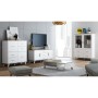 Mueble de TV Cama Meble LOTTA K150 2D3D Blanco Madera Aglomerado