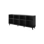 Buffet Cama Meble FARO Noir Laminé Plastique Bois MDF