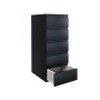 Cajonera Top E Shop W5 CZERŃ Negro Monocromo PVC Laminado