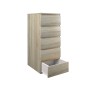 Cajonera Top E Shop W5 SONOMA Monocromo Roble PVC Laminado Moderno