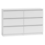 Cajonera Top E Shop M6 120 BIEL 2X3 Blanco Monocromo Moderno 120 x 77 x 30 cm