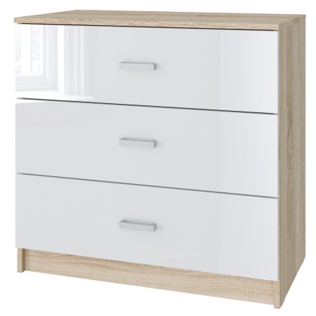 Caisson à Tiroirs Tuckano Tuckano 3S BASIC Blanc Chêne Laminé