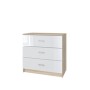 Caisson à Tiroirs Tuckano Tuckano 3S BASIC Blanc Chêne Laminé