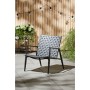 Chaise de jardin Jysk 3795090 rotin synthétique Noir Aluminium