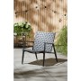 Chaise de jardin Jysk 3795090 rotin synthétique Noir Aluminium