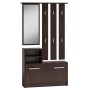 Recibidor Top E Shop GAR WENGE Plateado Wengue Laminado ABS