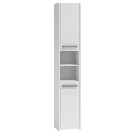 Mueble Auxiliar Top E Shop S30 BIEL Baño y ducha Blanco Plateado Laminado ABS Plástico Aglomerado