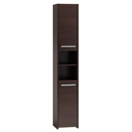 Meuble d'Appoint Top E Shop S30 WENGE Bain et douche Marron Argenté Wengue Laminé Plastique Contre-plaqué