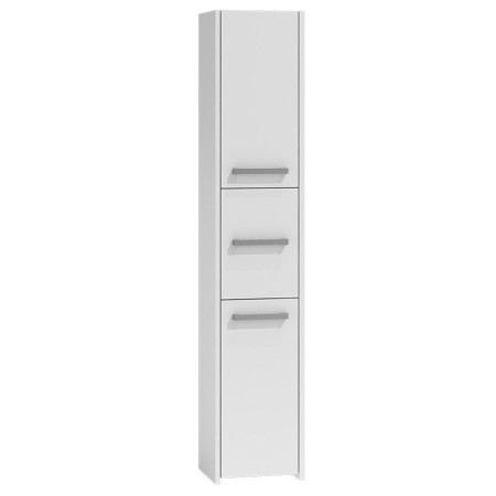 Mueble Auxiliar Top E Shop S33 BIEL Baño y ducha Blanco Plateado Laminado ABS Plástico Aglomerado