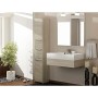 Mueble Auxiliar Top E Shop S33 SONOMA Baño y ducha Plateado Roble Laminado Plástico Aglomerado