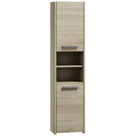 Mueble Auxiliar Top E Shop S40 SONOMA Baño y ducha Plateado Roble Laminado Plástico Aglomerado