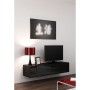 Table de télévision Cama Meble RTV VIGO140 c/c Noir Laminé Bois MDF Contre-plaqué 140 x 30 x 40 cm