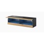 Mesa para Televisión Cama Meble RTVVIGO140N C/DW Negro 140 x 30 x 40 cm