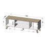 Mesa para Televisión Cama Meble RTV LOTTA 160 2D2K WOT+B Negro 160 x 53 x 40 cm