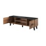 Table de télévision Cama Meble RTV LOTTA 160 2D2K WOT+B Noir 160 x 53 x 40 cm