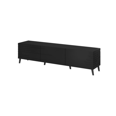 Mesa para Televisión Cama Meble RTV NOVA Mate Negro 186 x 48 x 40 cm